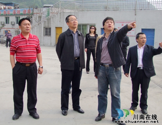 川煤集团总会计师柏忠诚一行到威达公司调研