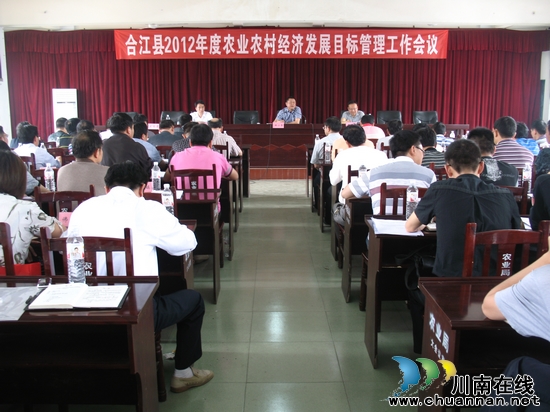 确保合江农业农村经济工作目标任务圆满完成