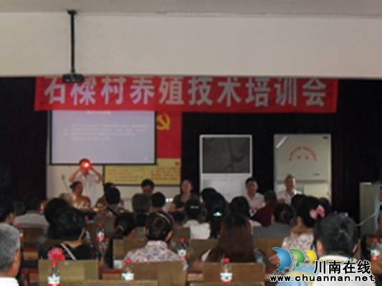罗汉镇：举办残疾人养殖技术培训会(图1)