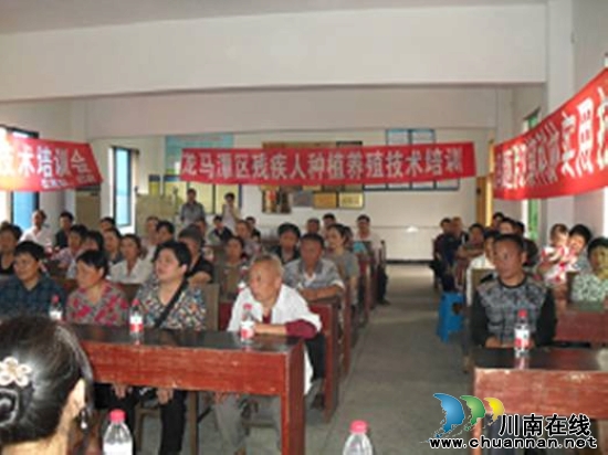 罗汉镇：举办残疾人养殖技术培训会(图2)