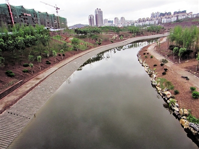 谢家河片区 川南最大的城市生态湿地公园显雏形(图1) 谢家河片区 川南最大的城市生态湿地公园显雏形(图1)