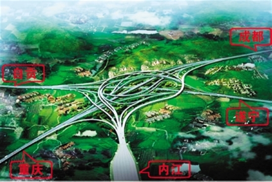 玉王庙立交枢纽工程建设 缓解城市交通压力(图1) 玉王庙立交枢纽工程建设 缓解城市交通压力(图1)