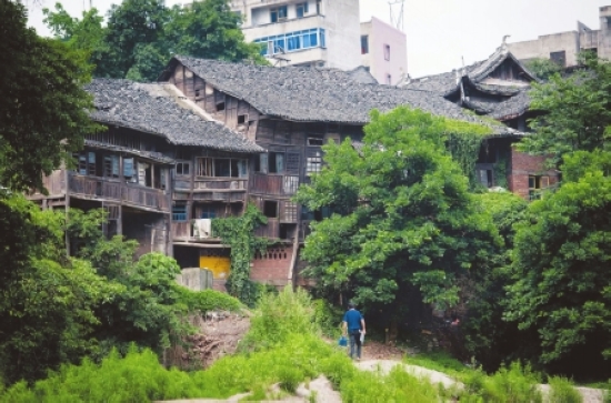 老屏山记忆&nbsp;隐入水下的古镇