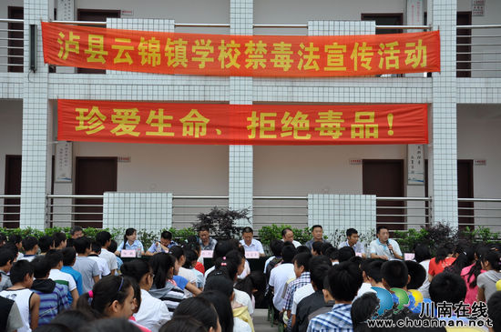 云锦镇：禁毒宣传进校园(图3)