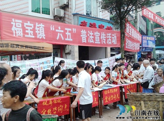 福宝镇：开展“六五”普法宣传活动(图5)