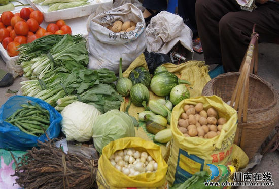摩尼镇：雨多菜多价格低&nbsp;蔬菜卖不脱菜农很无奈(图2)