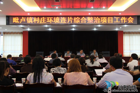 毗卢镇：召开农村环境连片综合整治项目工作会(图1)