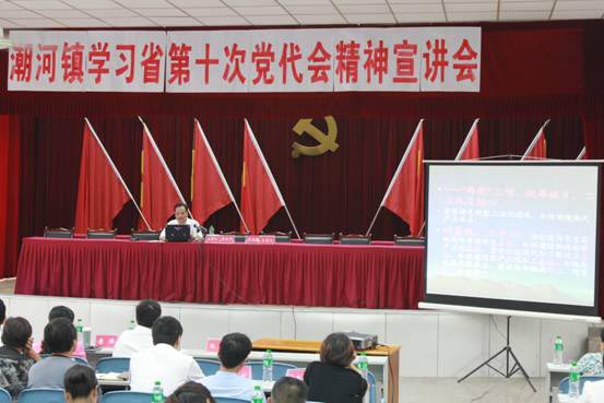 潮河镇：专家宣讲省第十次党代会精神(图1)