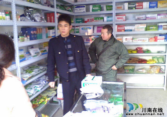 泸县毗卢镇：开展饲料、兽药市场大检查