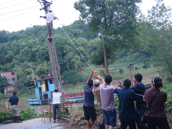 白米乡：洪峰过境零伤亡&nbsp;灾后重建干群忙(图1)