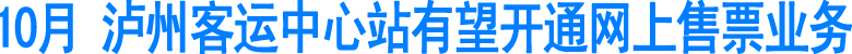 10月&nbsp;泸州有望实现网购汽车票(图1)