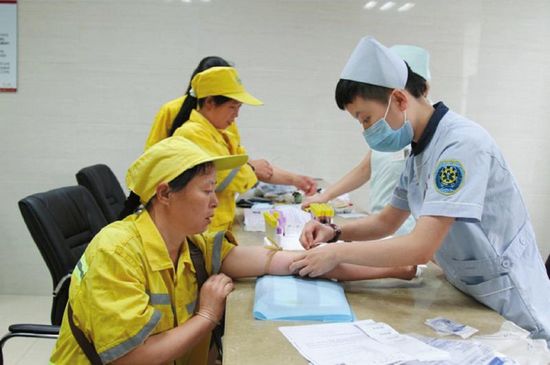 自贡环卫工人免费体检(图1) 自贡环卫工人免费体检(图1)