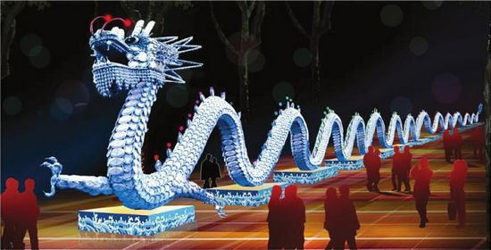 自贡200米瓷“龙”游上海滩 挑战吉尼斯纪录(图2) 自贡200米瓷“龙”游上海滩 挑战吉尼斯纪录(图2)