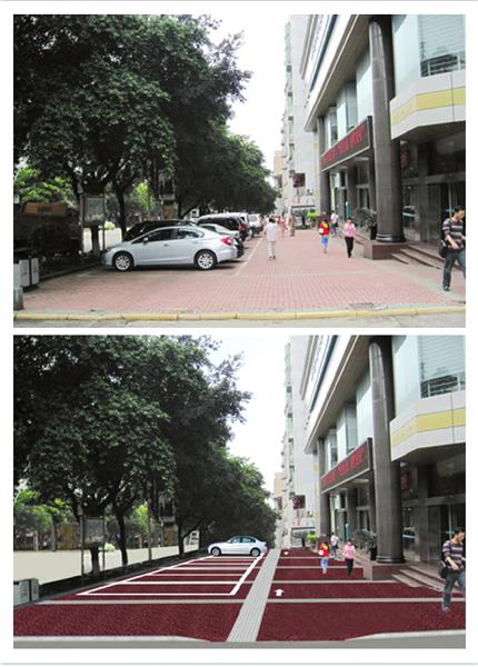 传统人行道下雨天埋“水雷” 泸州将改造人行道(图1) 传统人行道下雨天埋“水雷” 泸州将改造人行道(图1)