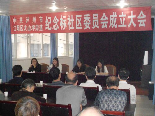 大山坪街道纪念标社区：召开社区“大党委”成立大会(图1)