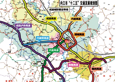 内江交通:十年潜心"织网" 一朝破茧"提速"(图1) 内江交通:十年潜心"织网" 一朝破茧"提速"(图1)