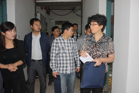 省民政厅检查江阳区养老示范社区建设工作(图1) 省民政厅检查江阳区养老示范社区建设工作(图1)