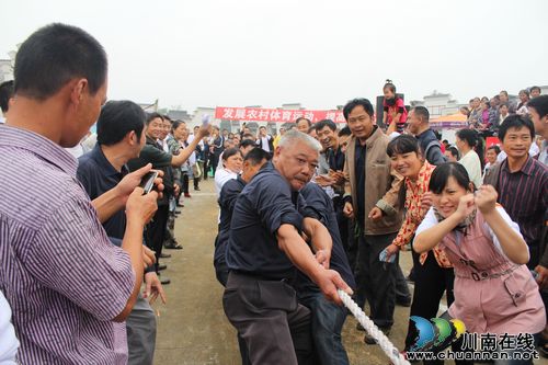 方洞镇：农运金秋庆双节，全民健身构和谐(图3)