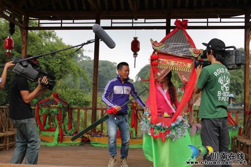 央视聚焦纳溪合面"花船"(图1)