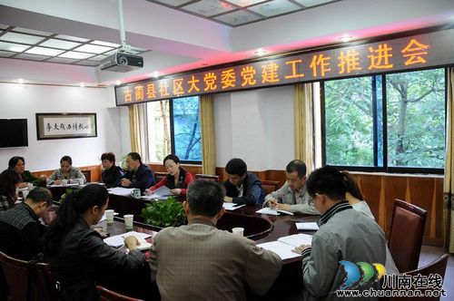 古蔺县召开社区大党委党建工作推进会(图1)