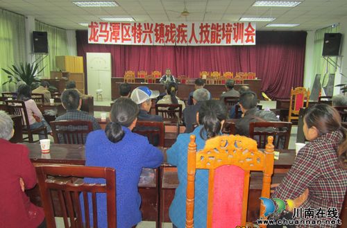 特兴镇：举办残疾人技能培训会(图1)