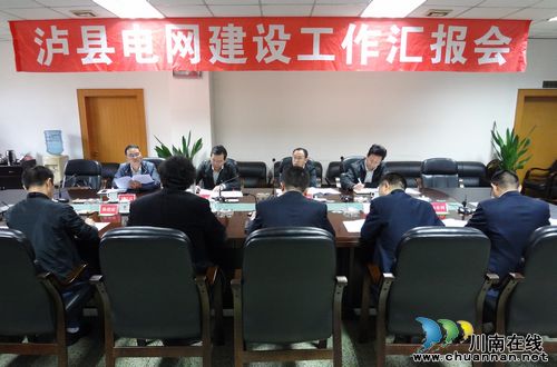 泸县县委书记郭庆率队调研全县电网建设工作(图1)