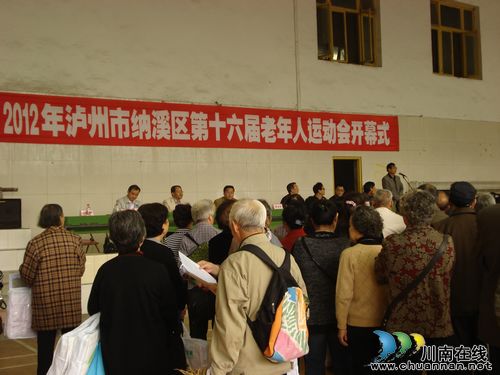 纳溪区第十六届老年人运动会开幕(图1)