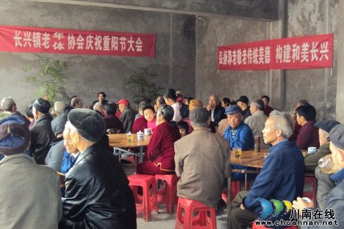 长兴镇：开展重阳节庆祝活动(图2)