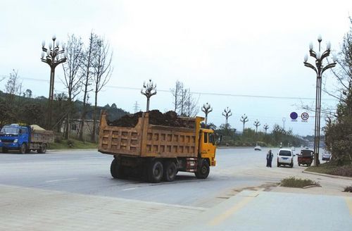 渣土车“滴撒漏”　内江市民头疼四桥灰蒙蒙(图2)