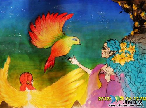 九支中学举办"喜迎十八大，想美好未来科幻画"作品展(图3)