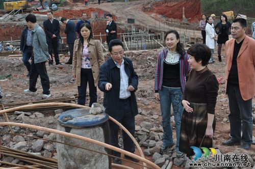 纳溪区区领导詹忠平、熊燕一行到上马镇视察(图1) 纳溪区区领导詹忠平、熊燕一行到上马镇视察(图1)