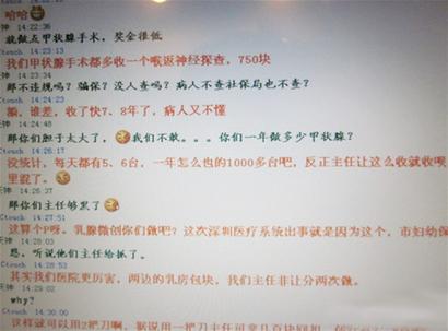 医生QQ聊天记录爆出医院收费黑幕(图1)