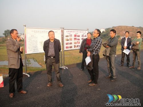 合江县委农工办一行到大桥镇检查新农村建设工作(图2)