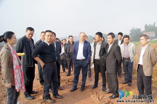 江阳区委书记朱华调研通滩镇规划发展与项目建设工作(图2)