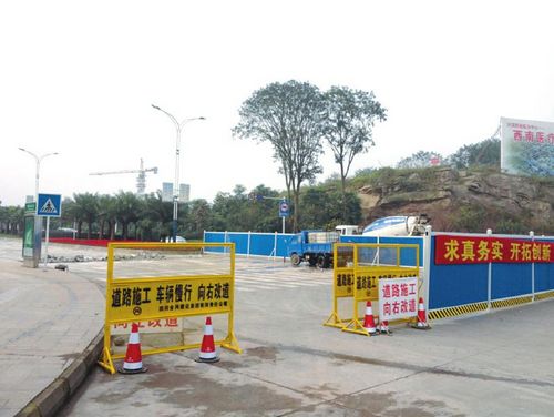 泸州酒城大道改造&nbsp;该工程预计在春节前完工(图1)