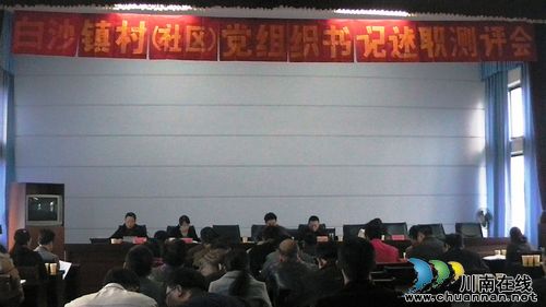 白沙镇：支部书记述职测评，为基层组织建设添活力(图1)