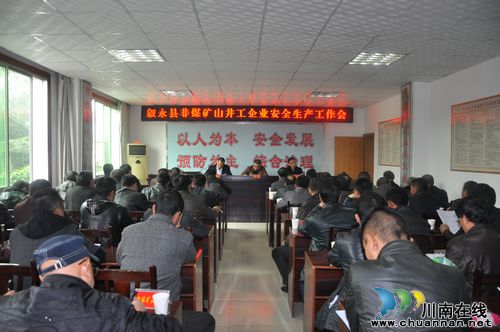 叙永县周密部署非煤矿山井工企业复工复产工作(图1)