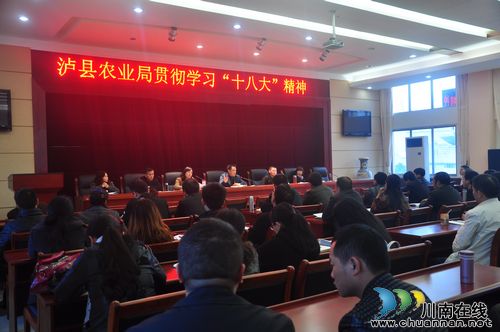 泸县农业局认真贯彻学习党的“十八大”精神(图1)