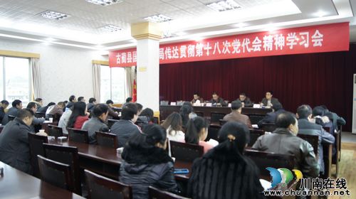 古蔺县国土资源局认真组织学习党的十八精神(图1)