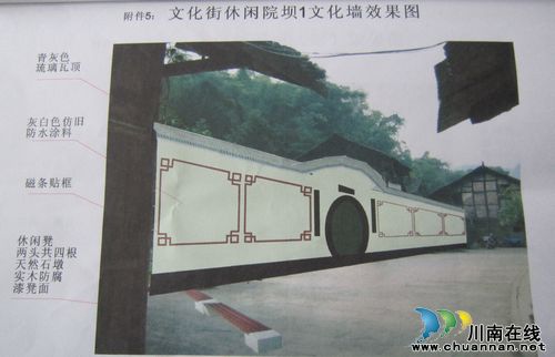 泸州福宝镇：打造人口文化小区一条街(图1)