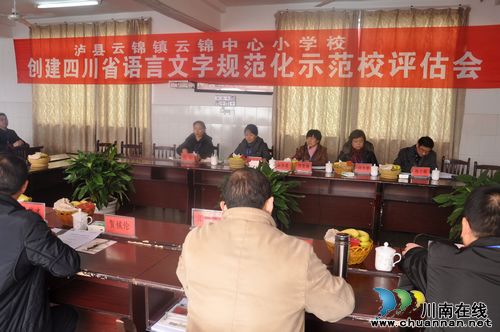省专家组莅临泸县云锦镇中心小学校评估验收(图2)