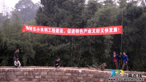 尧坝镇：全力推进“五小水利”项目工程(图1)