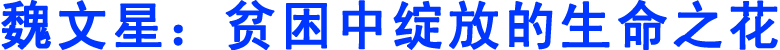 魏文星：贫困中绽放的生命之花(图1)