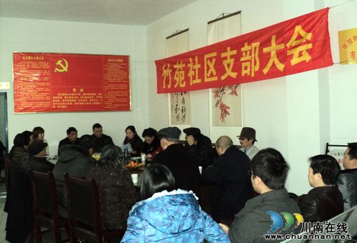 华阳街道竹苑社区：组织党员积极学党的十八大精神