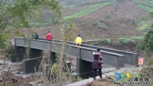 蓝田街道：&nbsp;新桥连接新生活(图2)