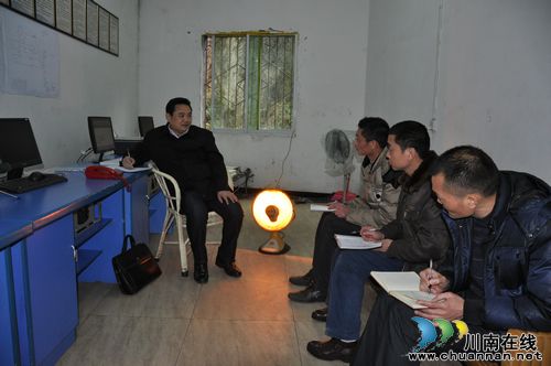 泸州市安监局局长督查叙永县煤矿肯定复工复产工作