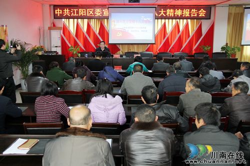 江阳宣讲团深入通滩镇宣讲十八大精神(图1)