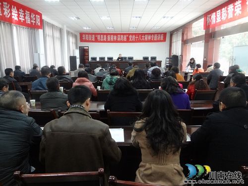 华阳街道：举办党的十八大精神专题讲座(图1)