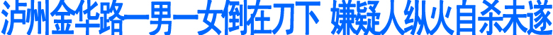 泸州市龙马潭区金华路一男一女倒在刀下(图1)