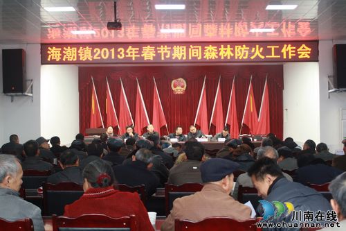 海潮镇：打响春节期间森林防火攻坚战